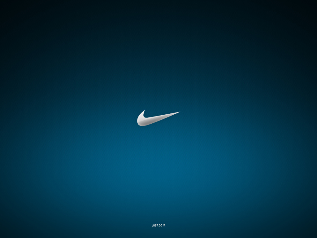 Синий логотип Nike