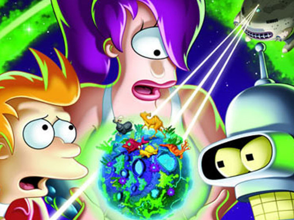 Мультфильм Футурама в зеленые дали