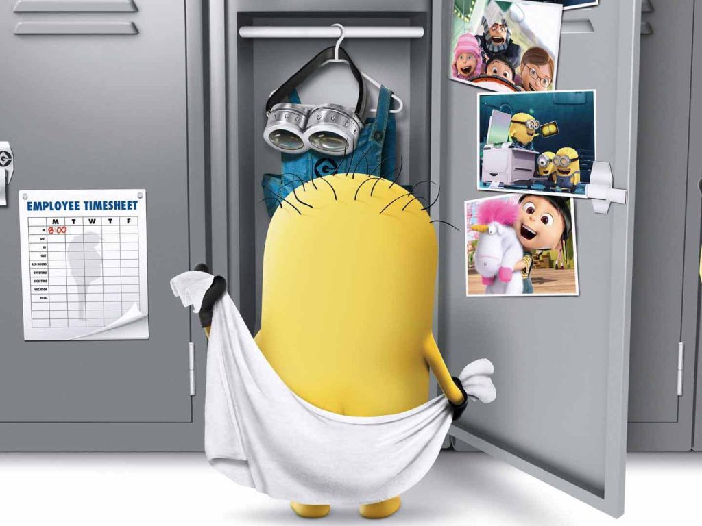 Миньоны после ванны