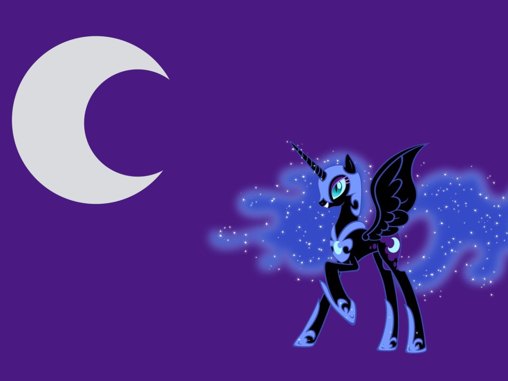 Мой маленький пони ночью