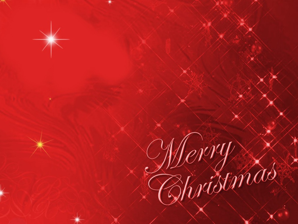 Красная картинка с пожеланием на рождество