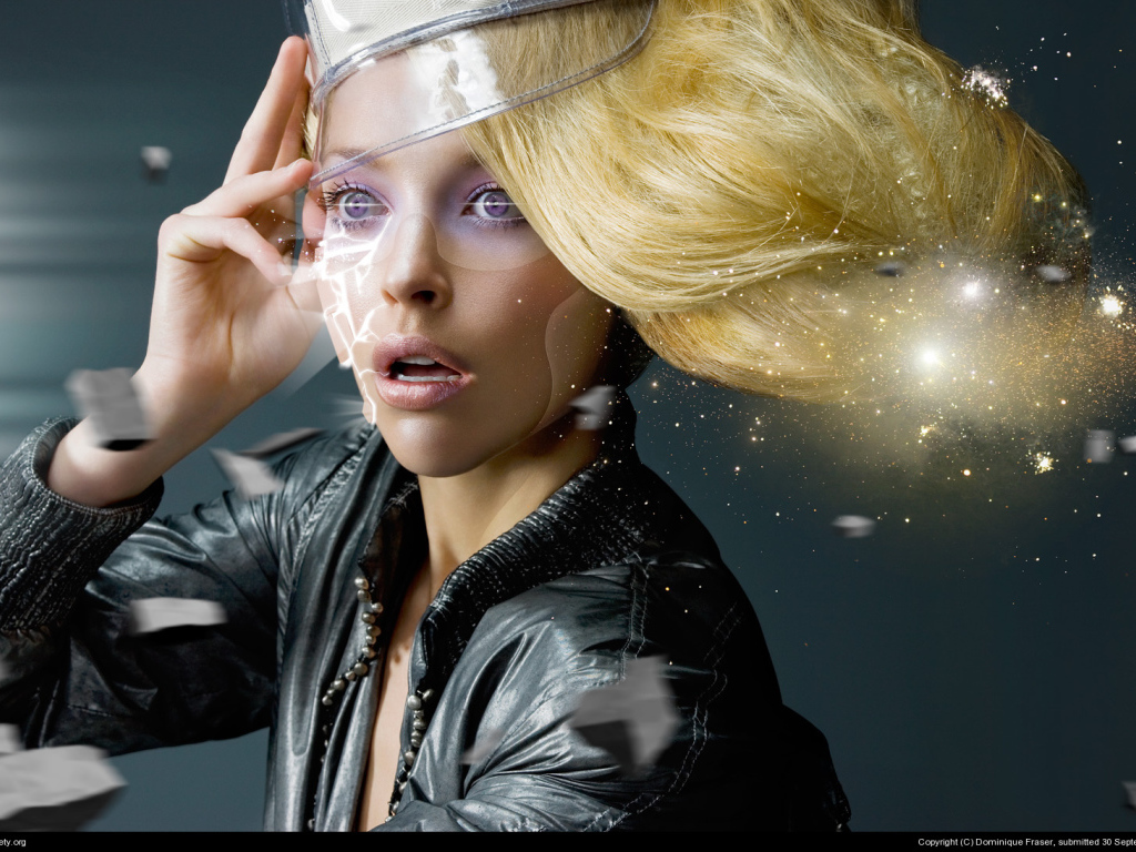 Кибер девушка