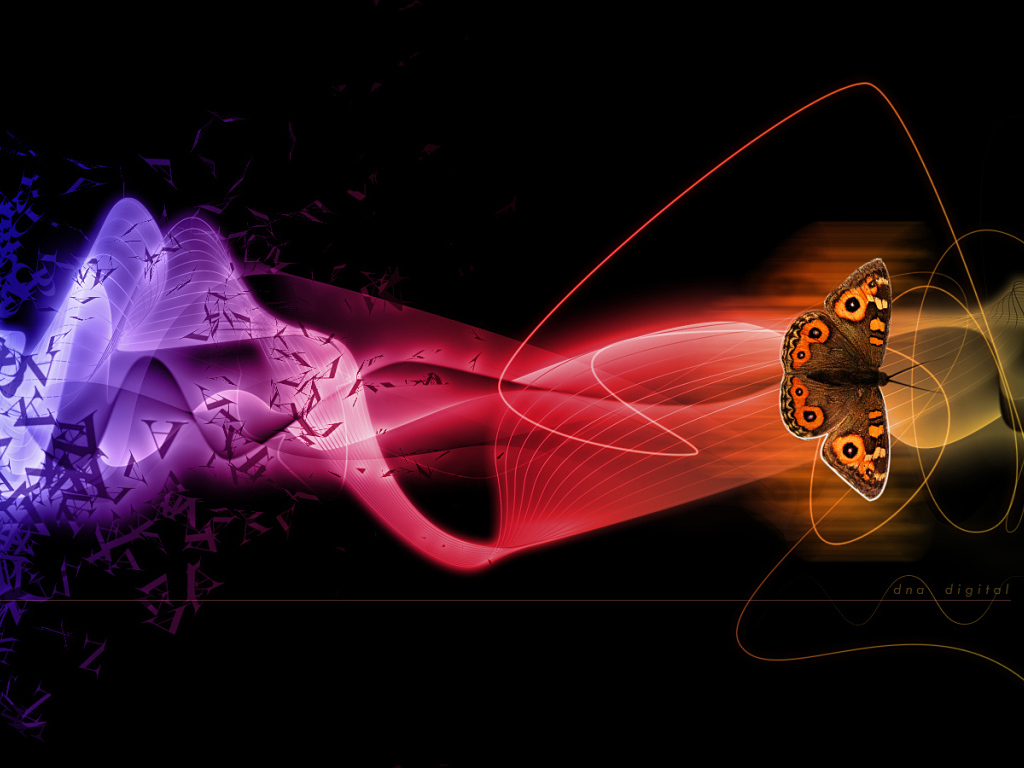 Фантазия с бабочкой