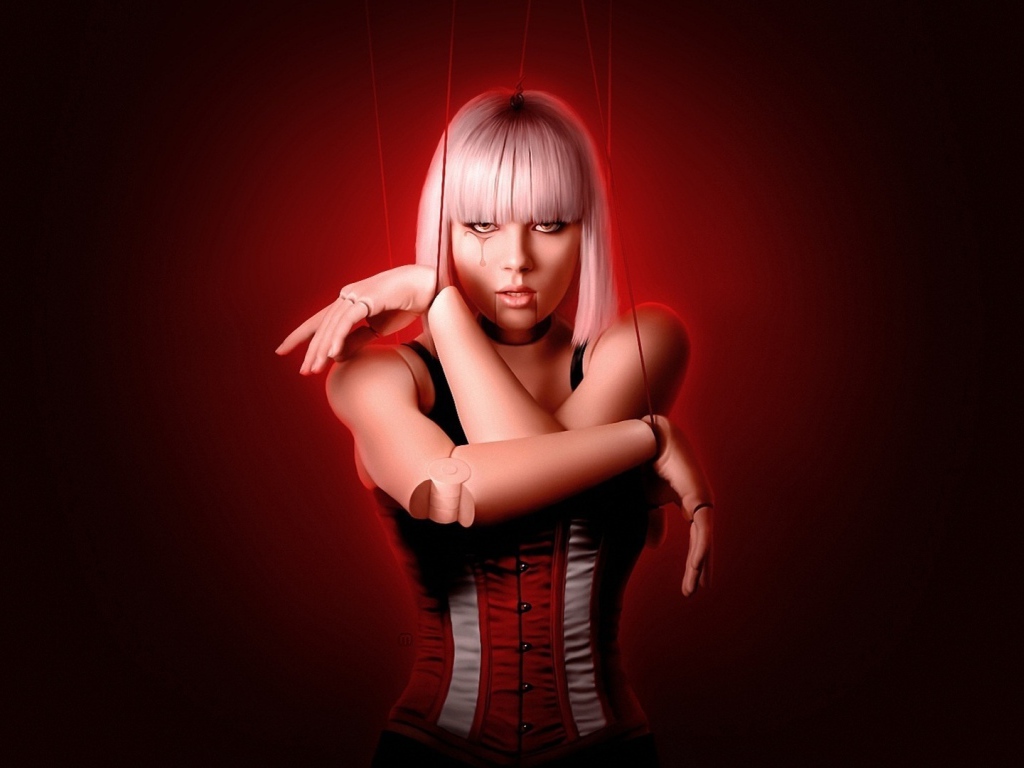 Девушка марионетка
