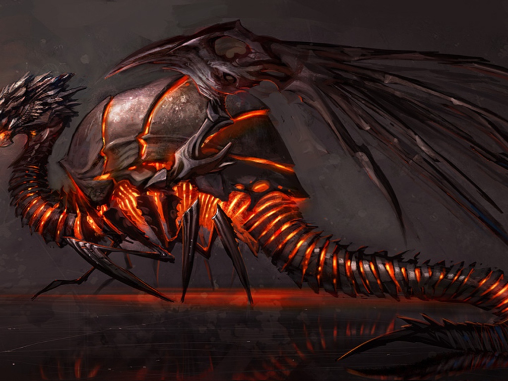 Дракон с панцирем