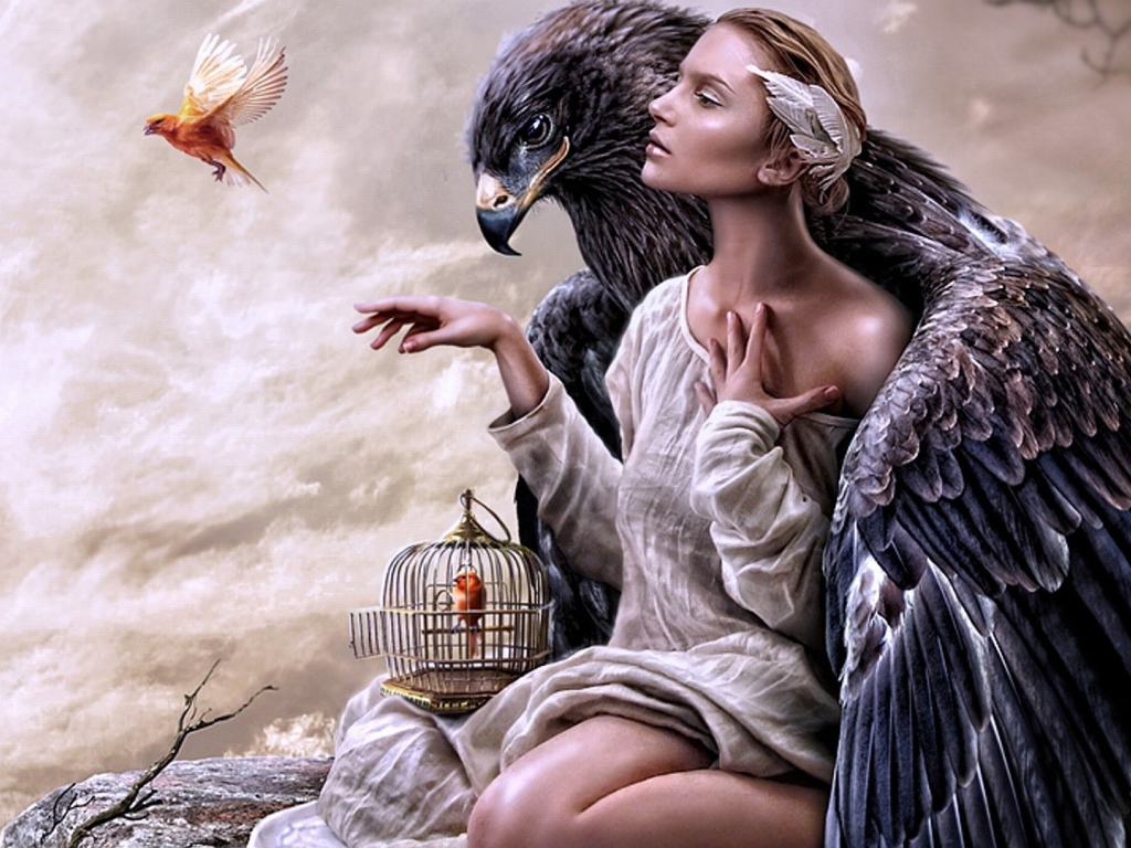 Фантазия с птицами