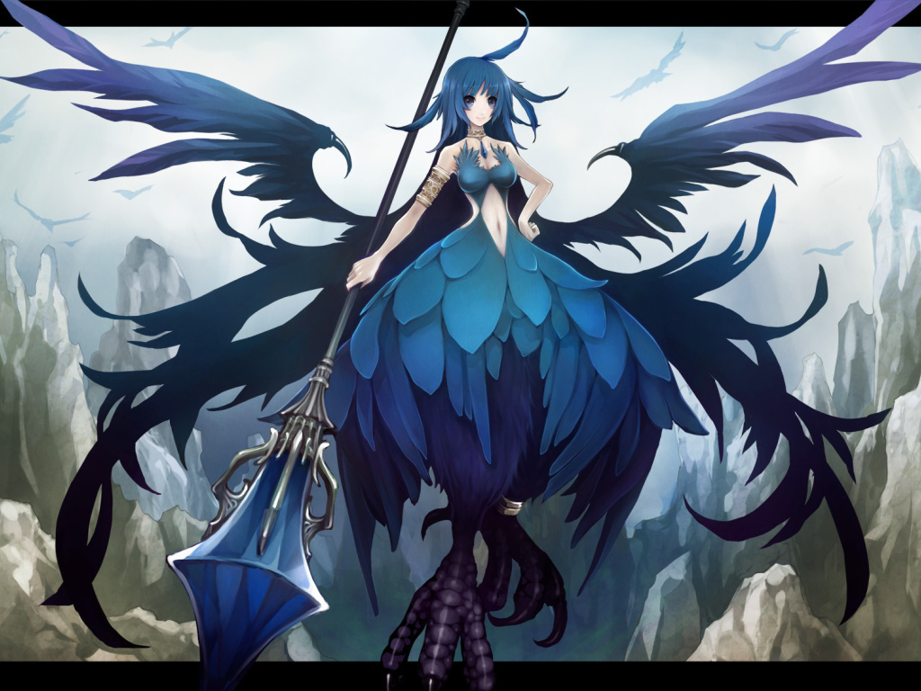 Человек синяя птица