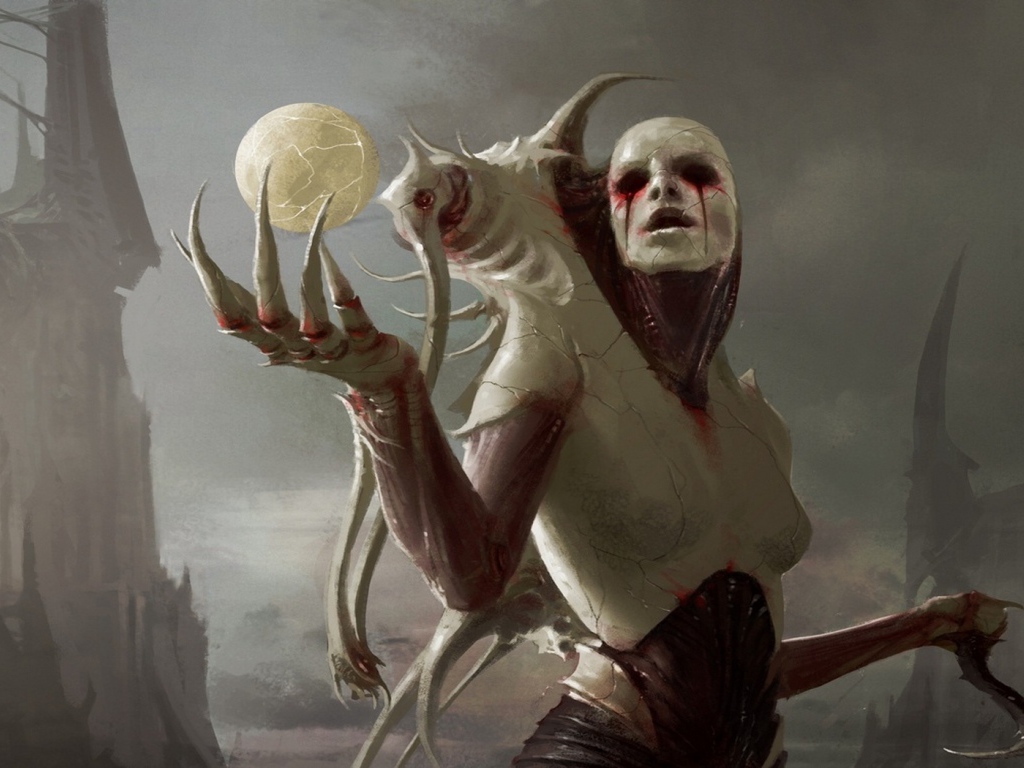 Монстр с длинными когтями