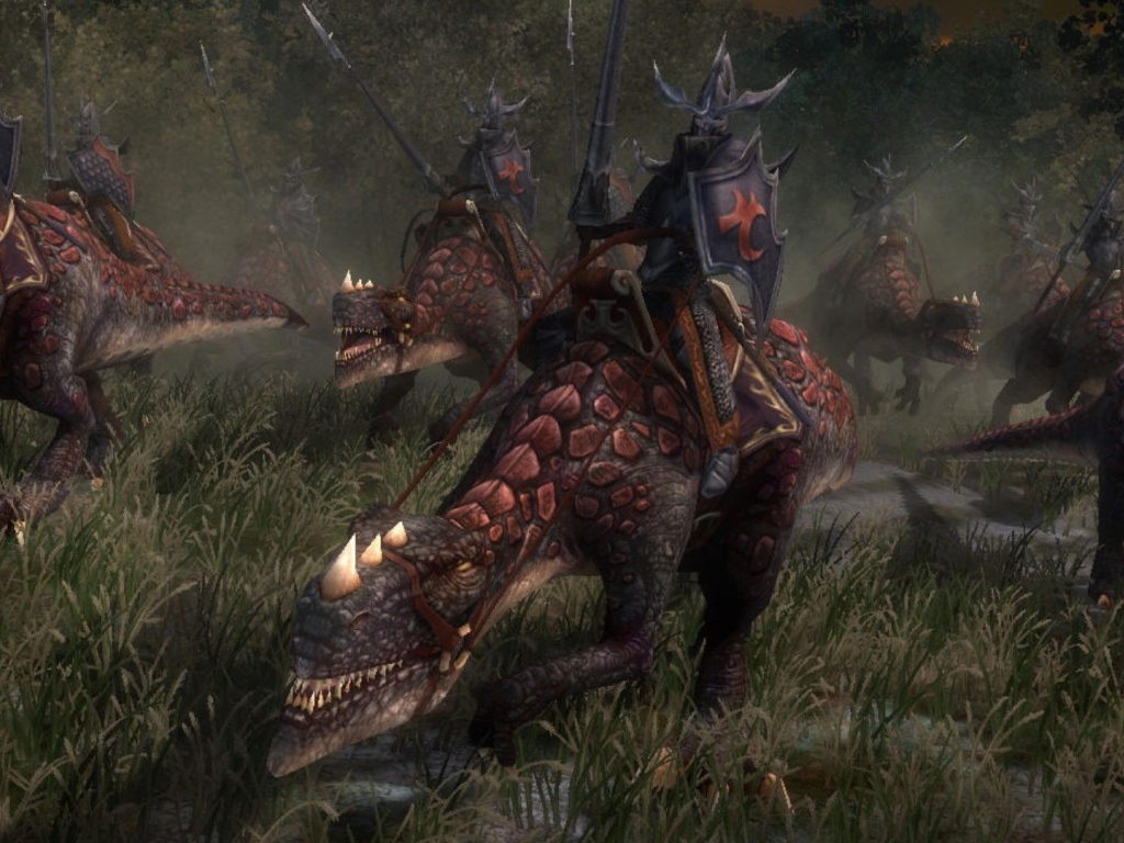 Воины на динозаврах