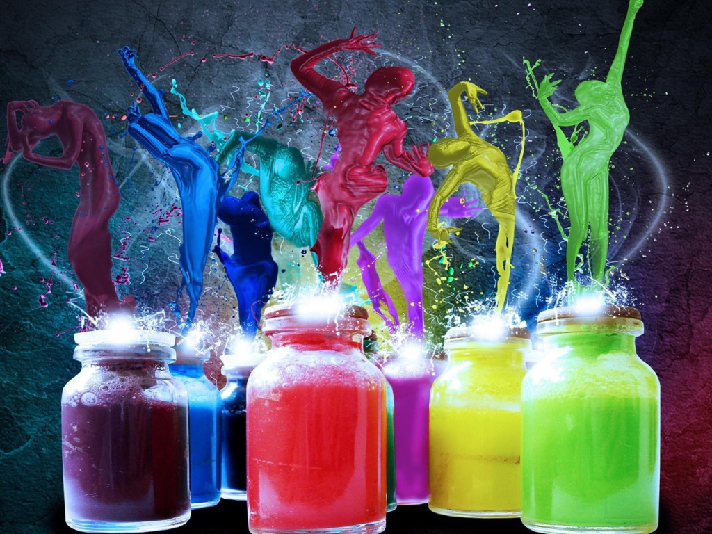 Фантазия с красками