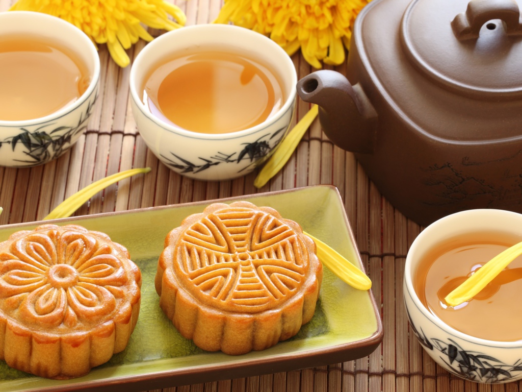 Пирог и чай