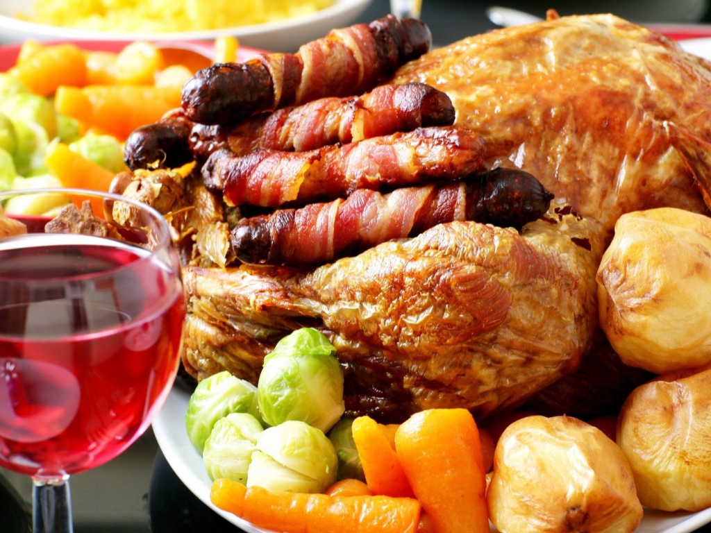 Курица с вином