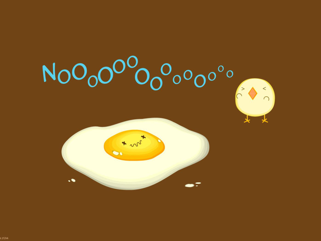 А цыпленок говорит нет яичнице