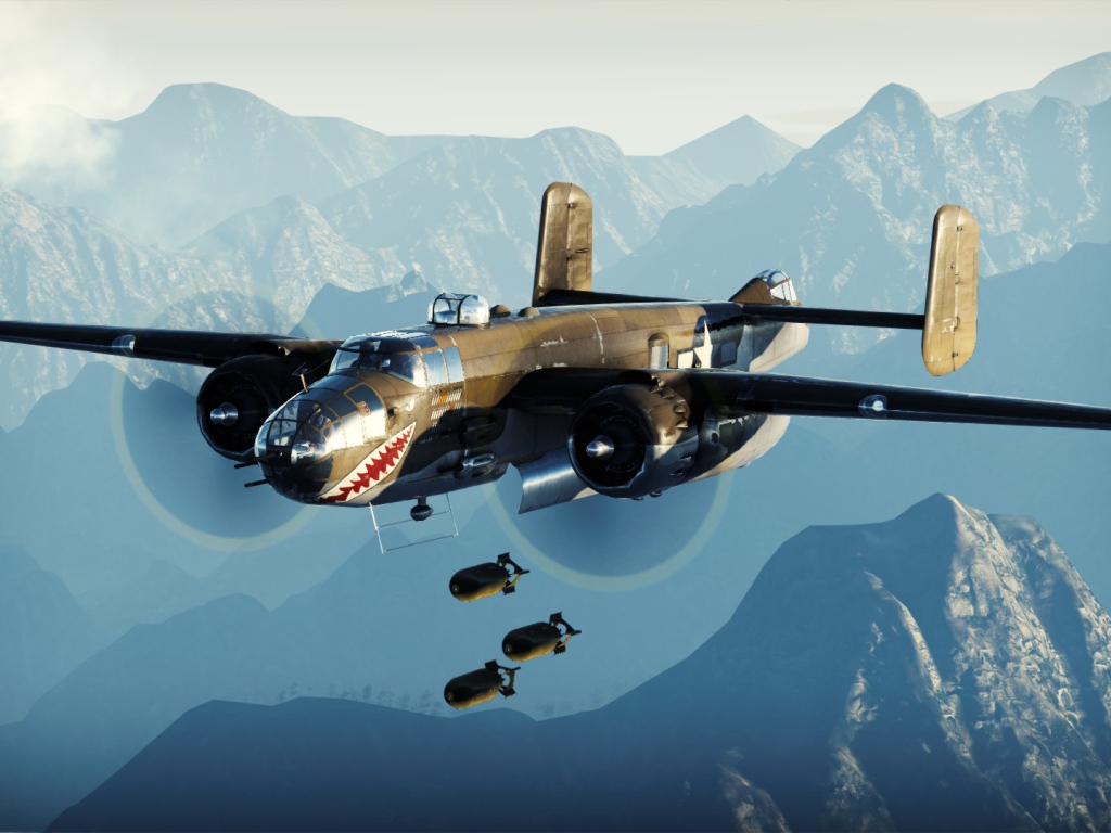 Самолет из игры War Thunder