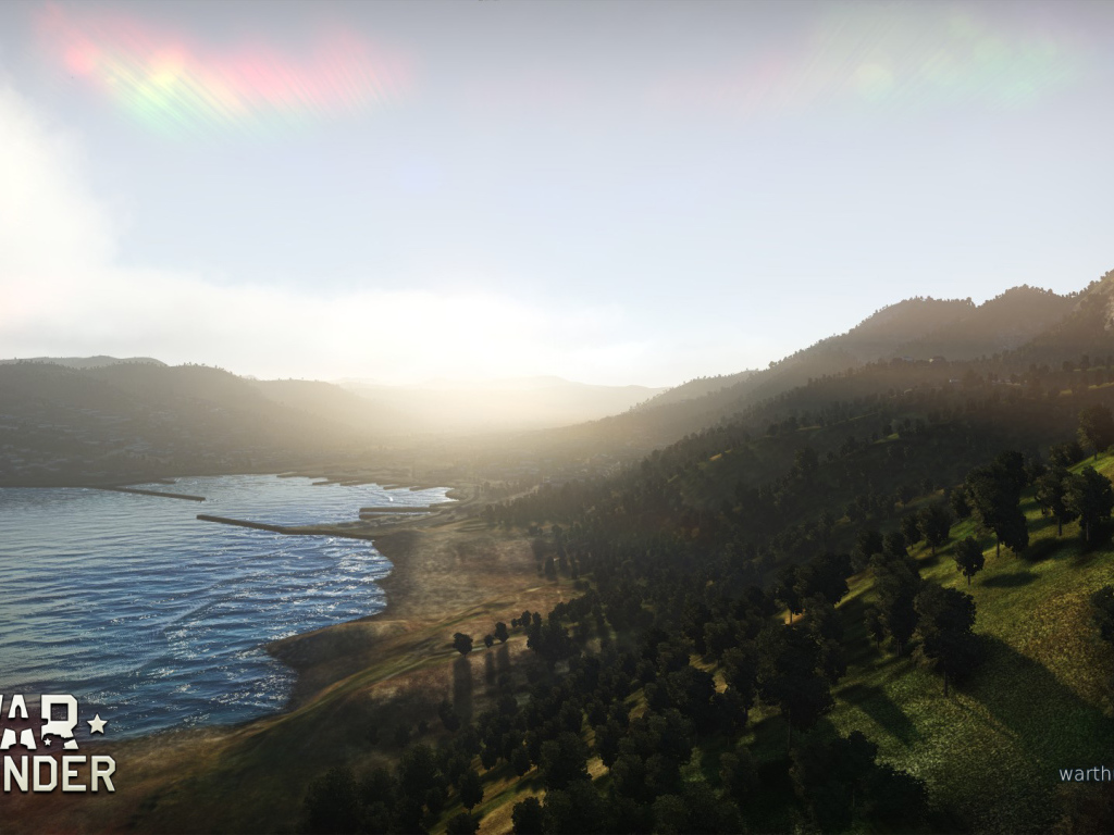 War Thunder вид на океан