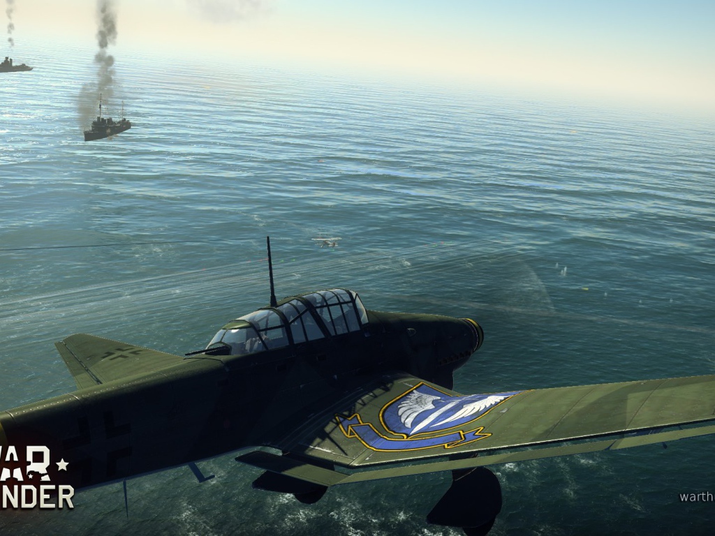 War Thunder самолет с бомбами