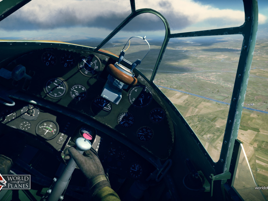 War Thunder кабина самолета