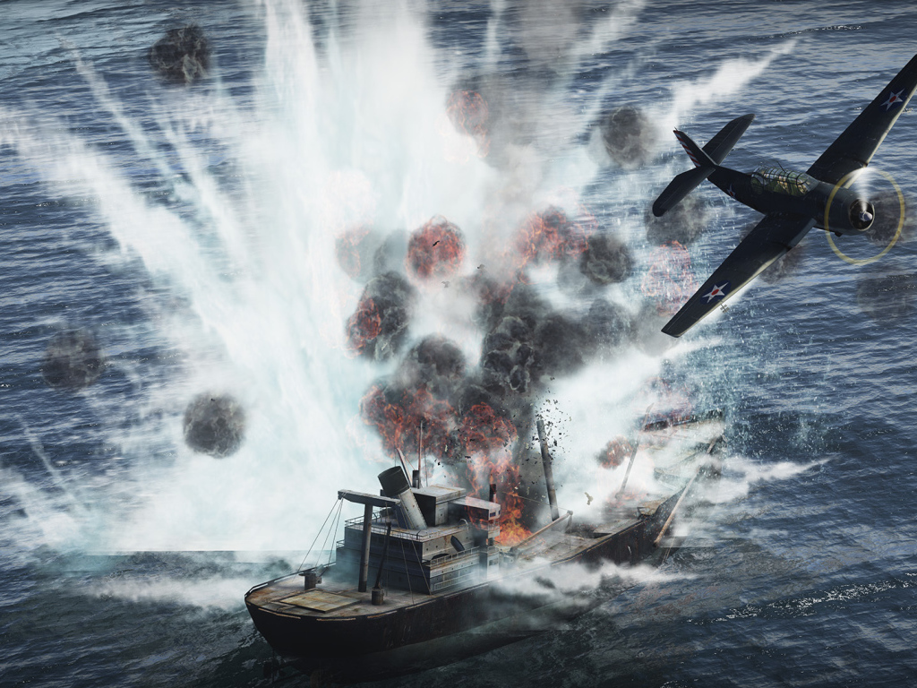 War Thunder корабль принял удар