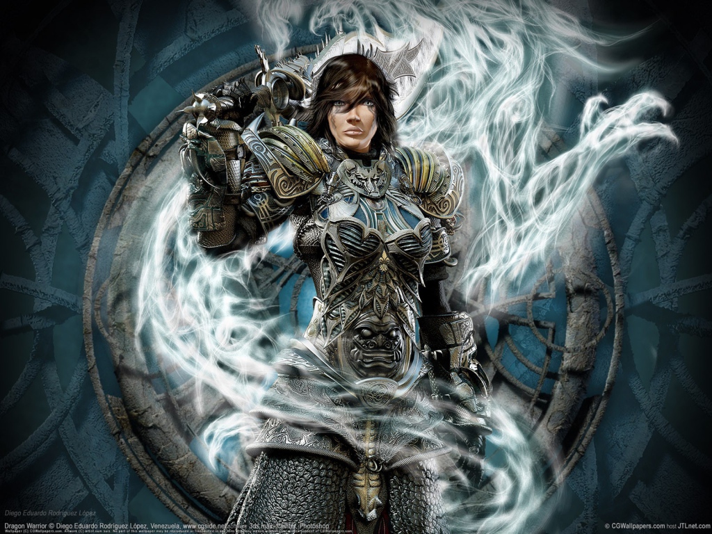 Воин дракон из игры