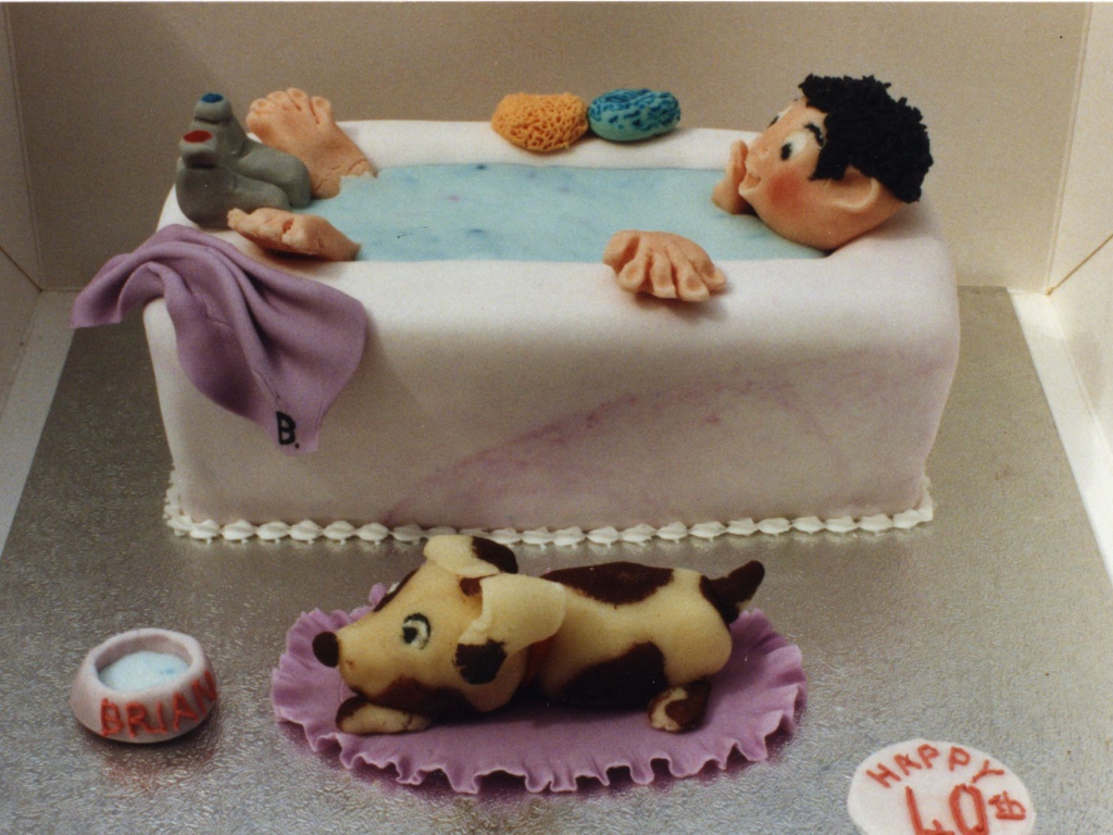  Торт в форме ванны