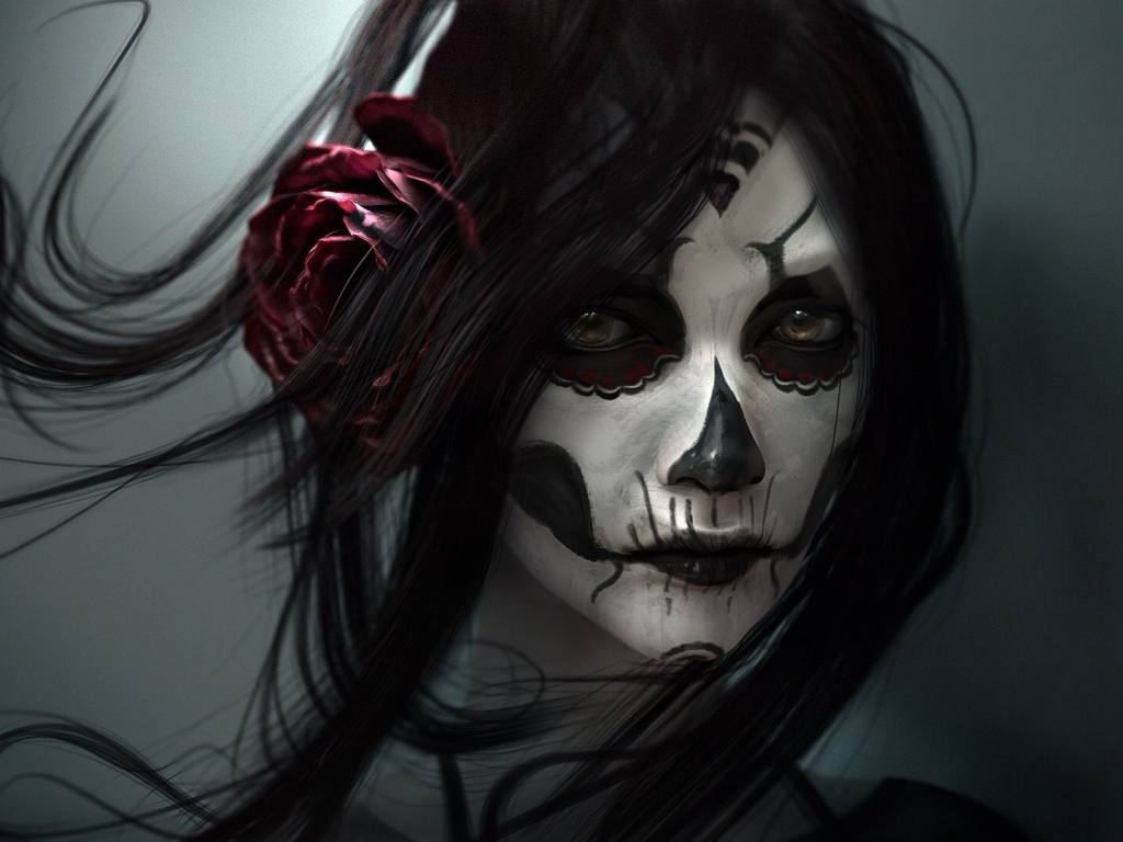 Девушка на Хэллоуин