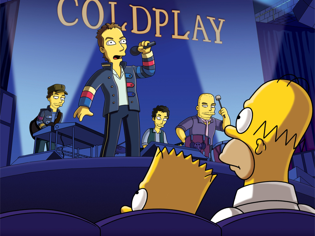 Coldplay в Симпсонах