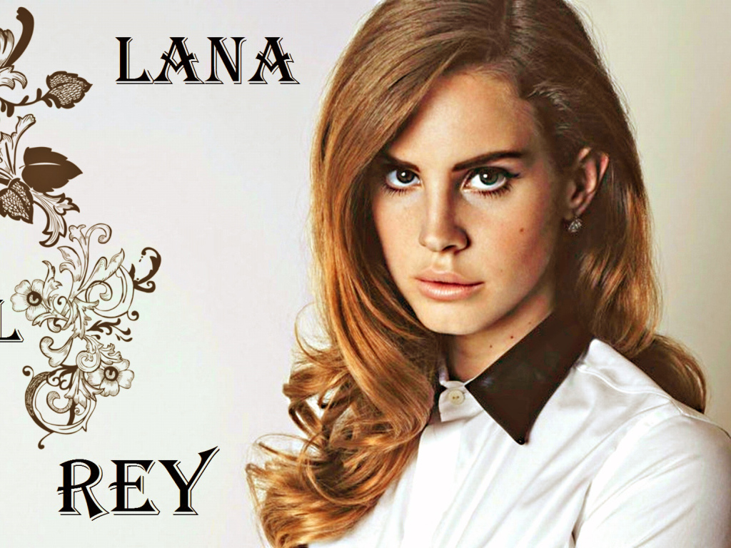Lana Del Rey в белой рубашке HD