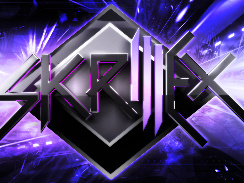 Skrillex фиолетовая картина