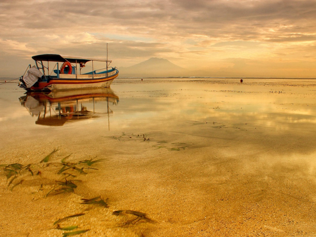 Тихое утро на озере
