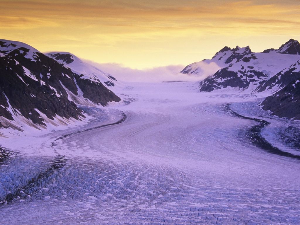 British Columbia glacier ice