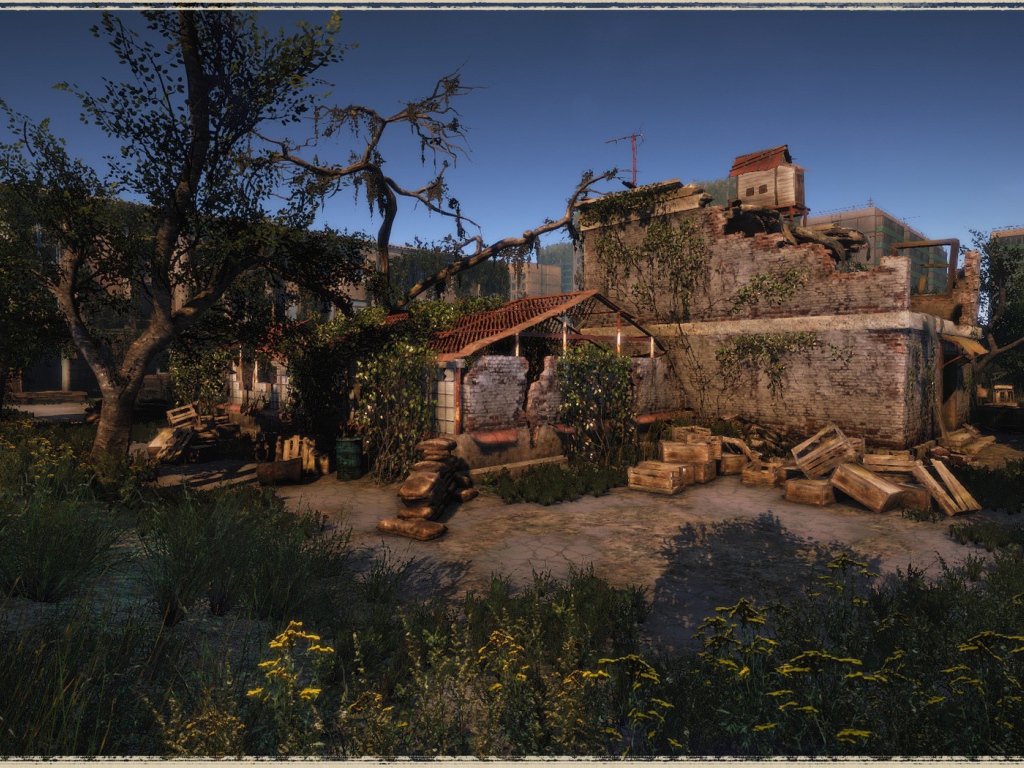 Развалины старого дома