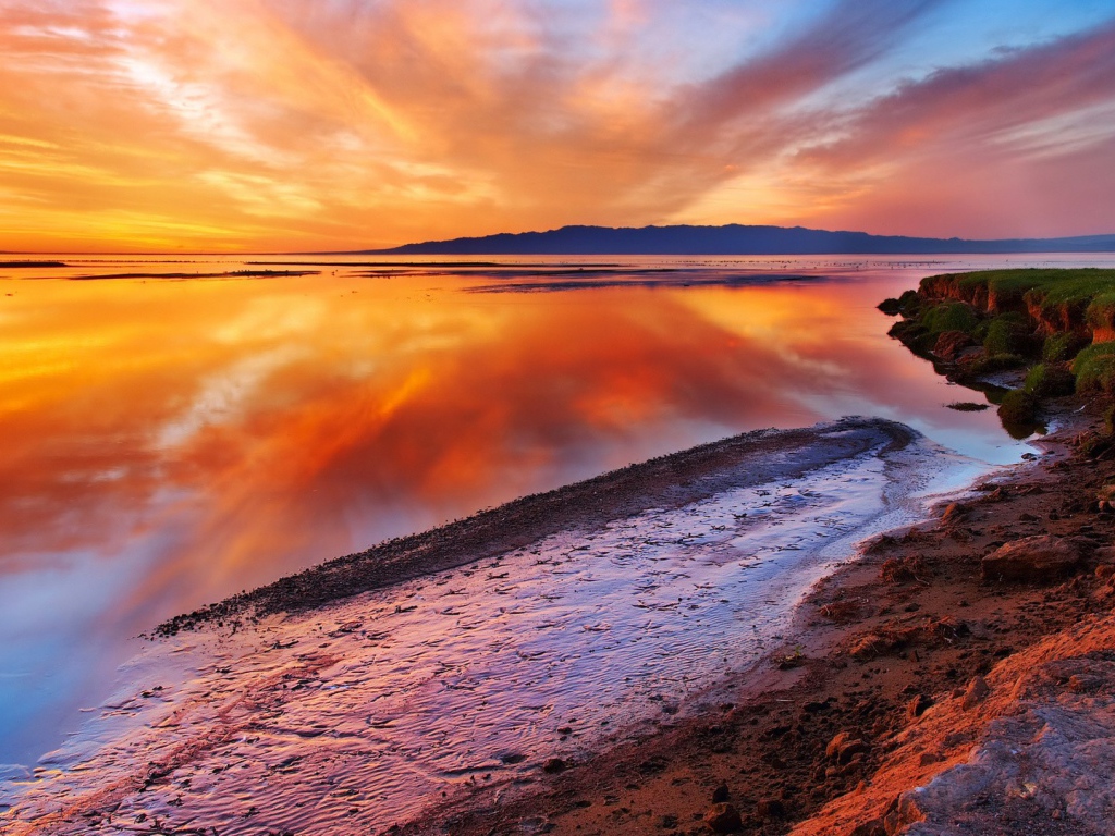 Разноцветный закат