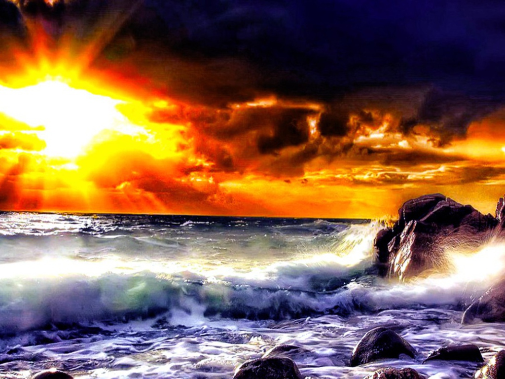 Закат после бури