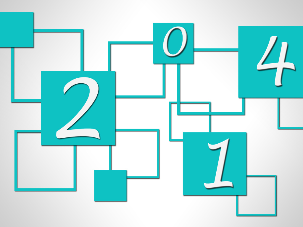 2014, белый фон