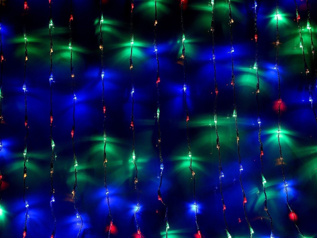 Гирлянда световой дождь
