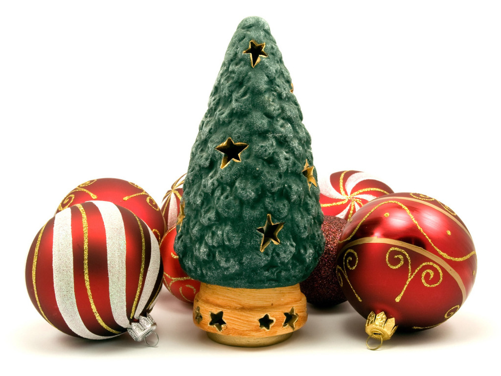 Новогодняя елка игрушки