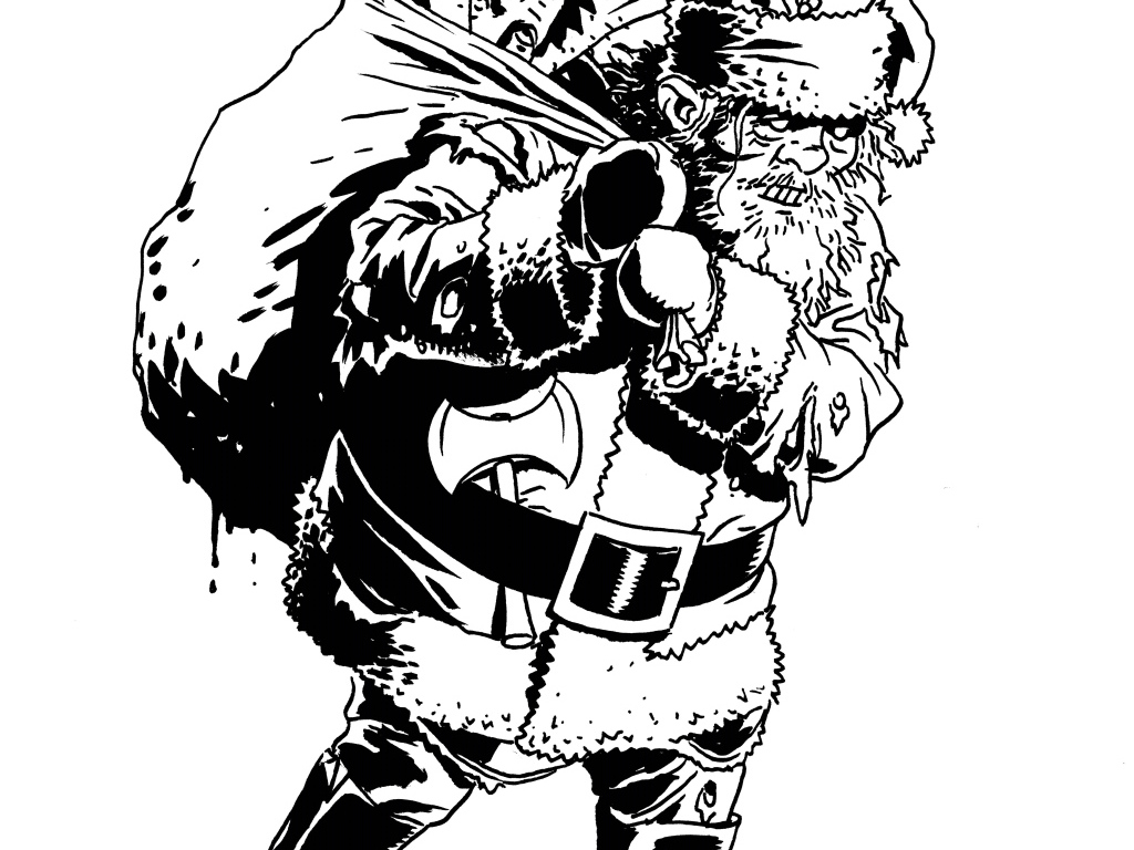 3омби дед мороз