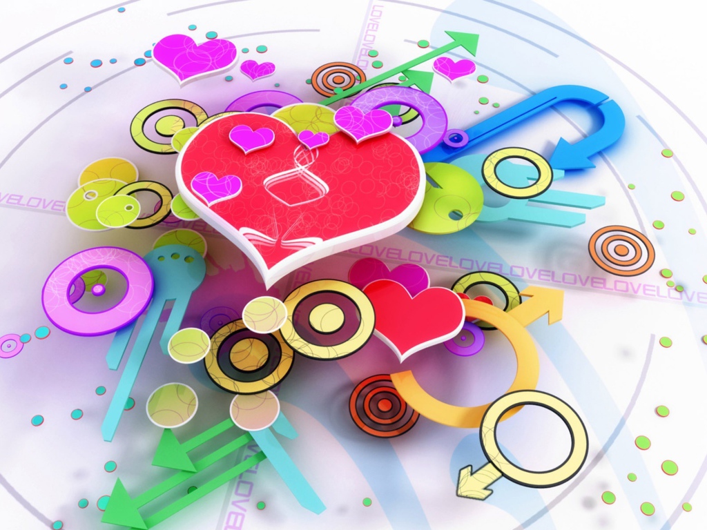 Сердечки и знаки