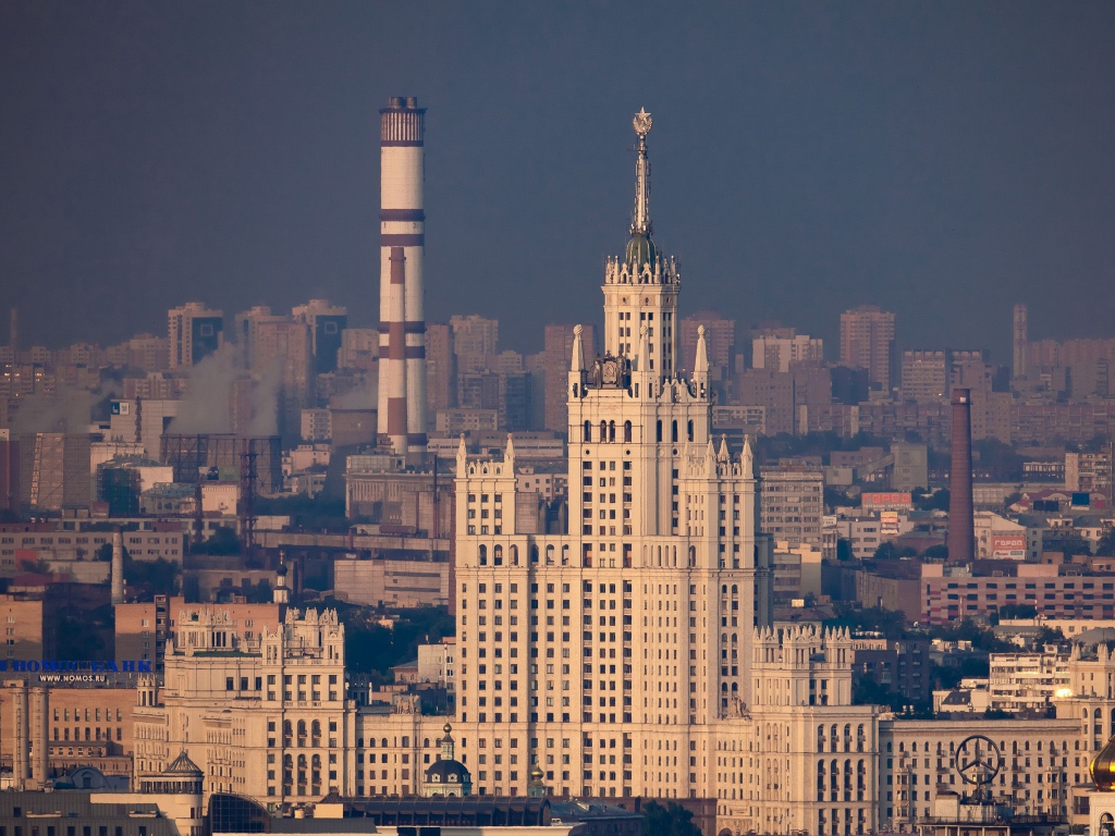 Удивительный пейзаж Москвы
