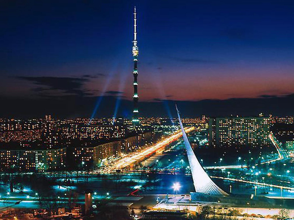 Картина города Москвы