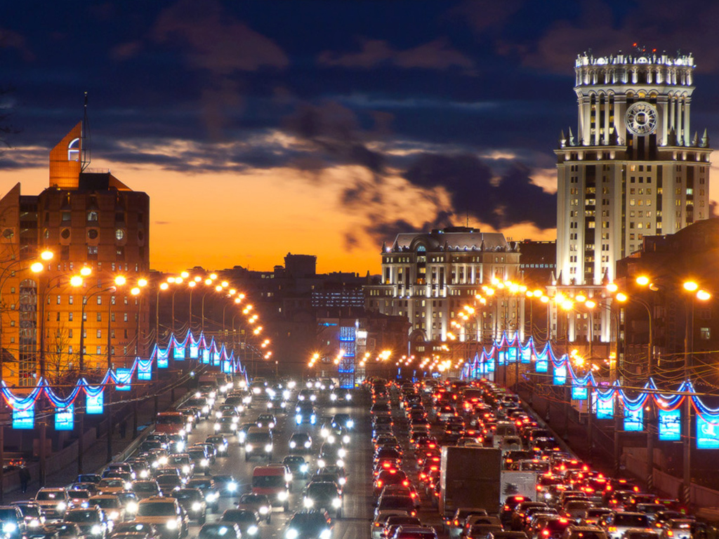 Пробка в Москве