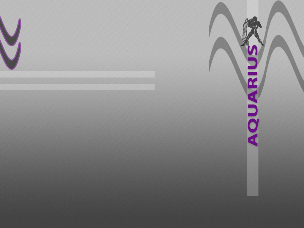 Знак зодиака водолей, серый фон