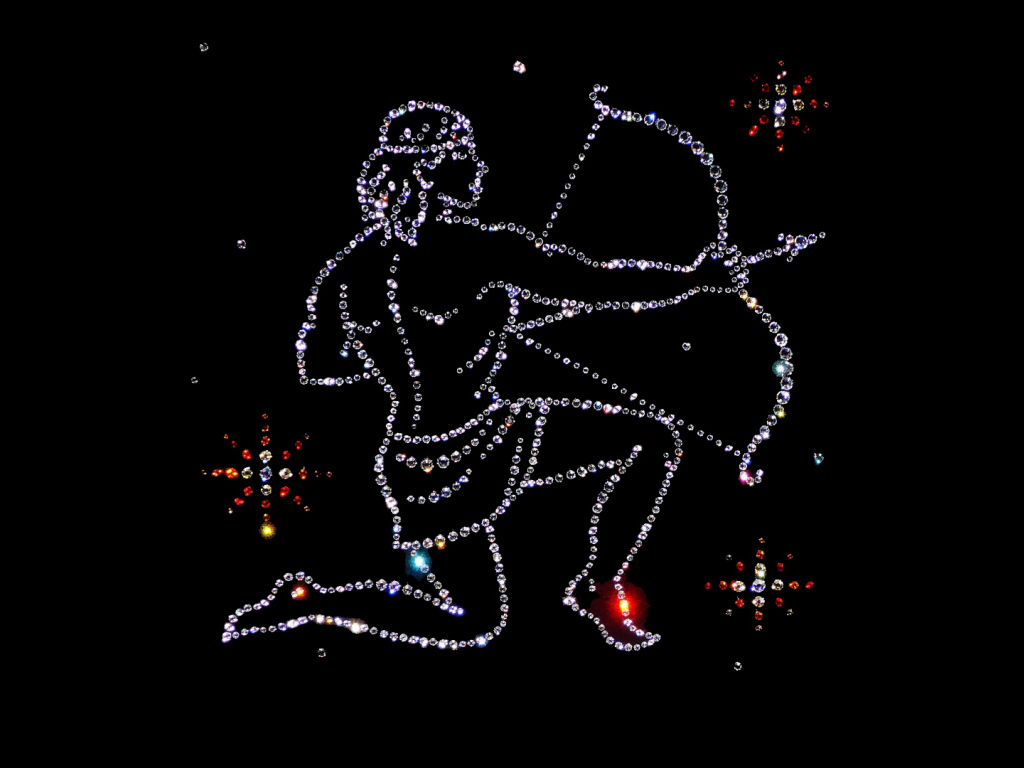 Стрелец из драгоценных камней