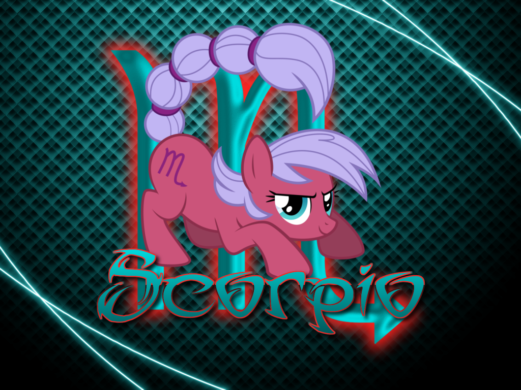 Скорпион, детский рисунок