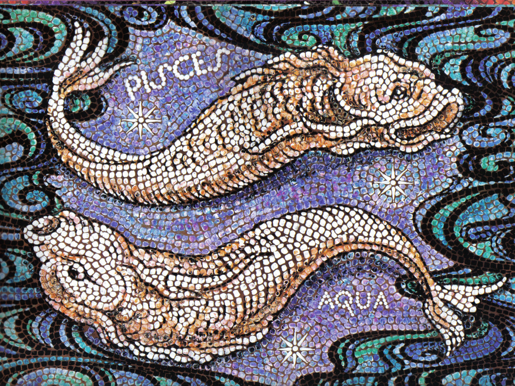 Рыбы, мозаика