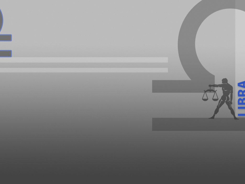 Знак зодиака весы, серый фон