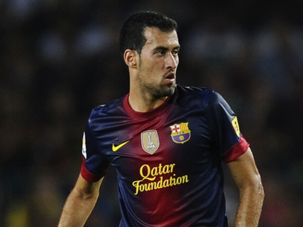 Барселона Серхио Бускетс крупным планом