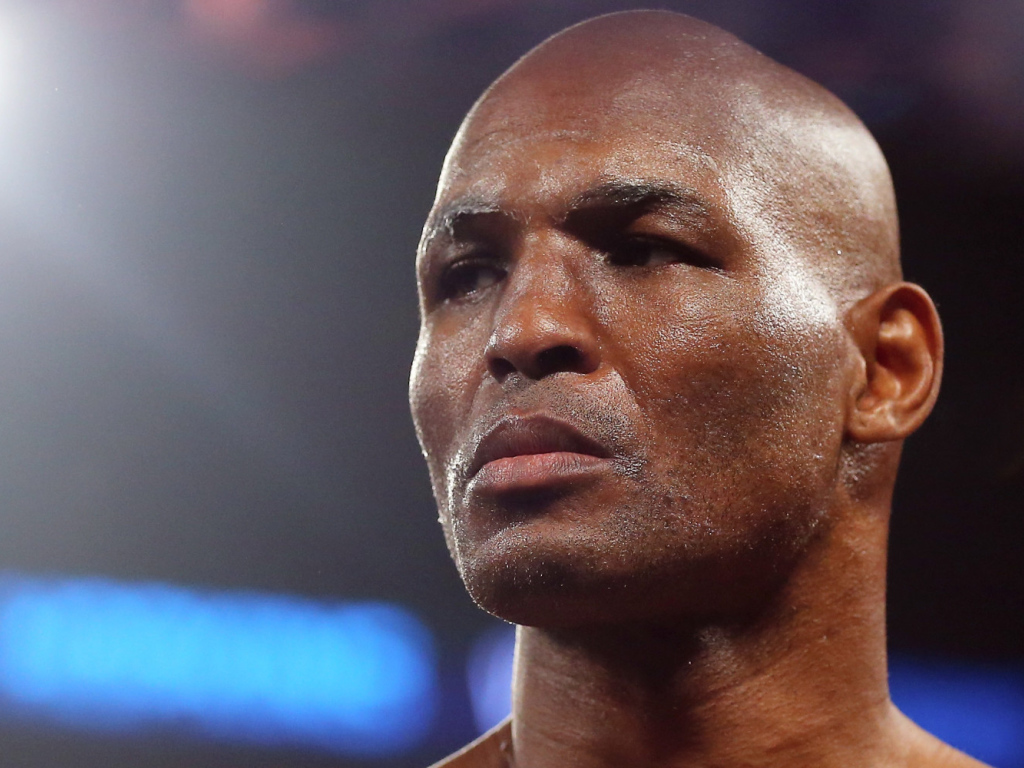 Боксер Бернард Хопкинс крупным планом