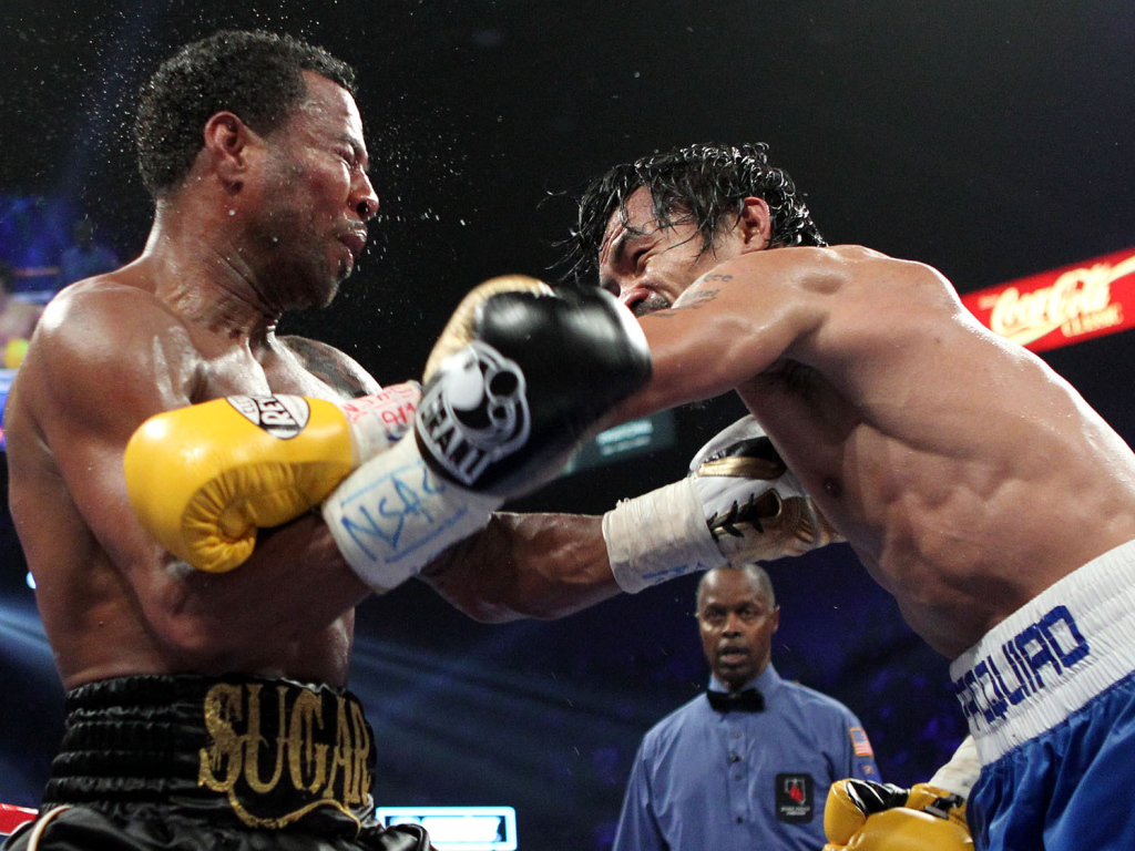 Боксер Шейн Мосли против Пакьяо