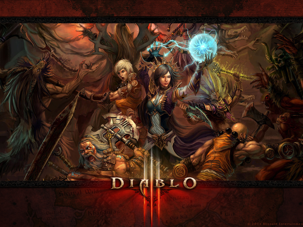  Diablo III: герои используют свои способности